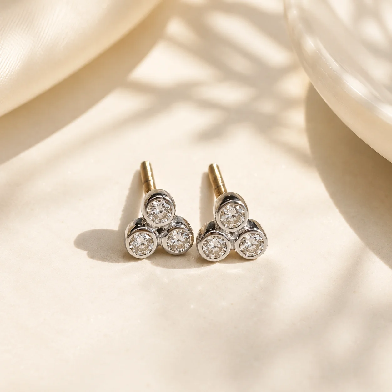 Trio Diamond studs